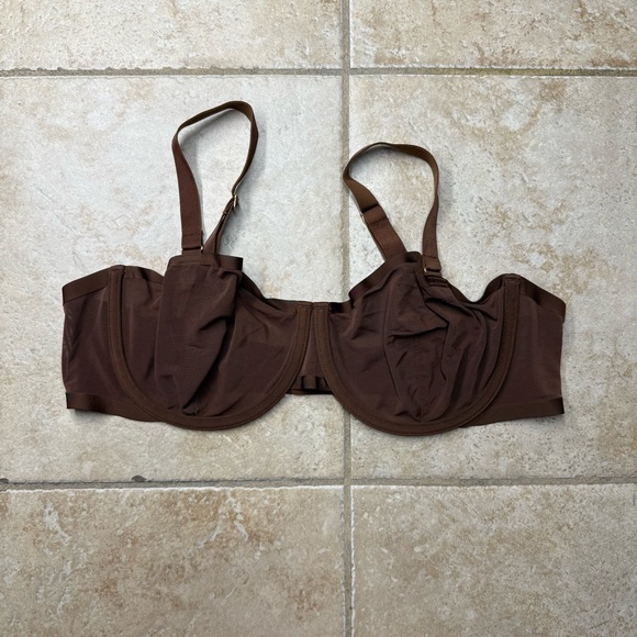 CUUP The Balconette brown Under wire bra Mesh Size 38D - Picture 1 of 6